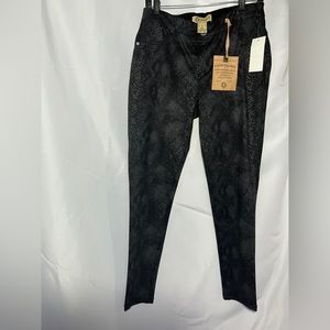 Democracy Stretched Dark Blue and Black Pants